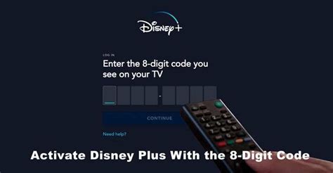 disney plus 8-digit code tv